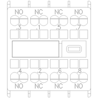 3RH29112FB22 | AUX. SWITCH 2NO+2NC FOR S00 & S0 SPRNG | Siemens Electrical