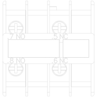 3RH29114FB11 | AUX. SWITCH 1NO+1NC S00 & S0 RING LUG | Siemens Electrical