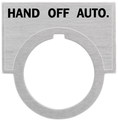 Siemens Electrical 52NL37 ACCESSORY | LEGEND HAND OFF AUTO  | Blackhawk Supply