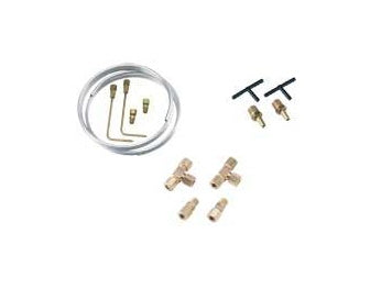 Dwyer A-602 Air filter kit | accessory package for using switch without a gage | includes two pressure tips with integral compression fittings | two 5' lengths of 1/4" aluminum tubing & two 1/8" NPT to 1/4" tubing compression fittings.  | Blackhawk Supply