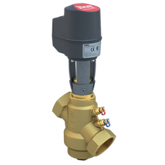 Bray SS-2-N-S-36.9C/PAM24-100-FS 2" NPT | 36.93 GPM Pressure Independent Control Valve | S Cartridge | Normally Closed | Linear Actuator | 24 VAC Floating;Modulating;On/Off | Fail Closed  | Blackhawk Supply