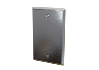 A/10KS-SP | 10K ohm | Stainless Steel Wall Zone Plate with Override Temperature Sensor | ACI