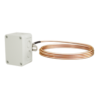 A/1K-NI-A-12'-4X | RTD 1000 ohm (Nickel) | Copper Tube Averaging Temperature Sensor | Averaging Wire Length: 12 feet | NEMA 4X Housing Enclosure Box | ACI
