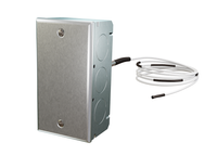 A/10K-E1-FA-12'-GD | 10,000 Ohm Thermistor E1, Flexible Cable Averaging, 12', Galvanized Enclosure | ACI