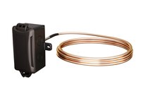 A/CP-A-12'-PB | 10K ohm Type II | Copper Tube Averaging Temperature Sensor | Averaging Wire Length: 12 feet | Plastic Box Plain Housing Enclosure Box | ACI