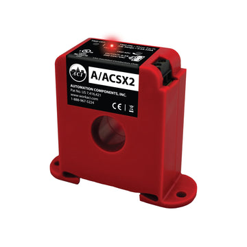 ACI A/ACSX2 Adjustable Current Switch, DIN Rail, Solid Core, NC, 0.5 to 220A Trip Point, 0 to 250A Range  | Blackhawk Supply