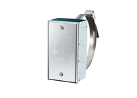 A/AN-BC-S-GD | 10K ohm w 11K shunt | Metal Strap On Pipe Tube Temperature Sensor | Galvanized Housing Enclosure Box | ACI