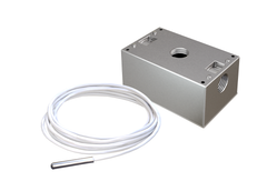 ACI A/TT1K-LTS-2-BB-30' Transmitter w/ 1,000 Ohm RTD, 2" Freezer Probe 316 SS, NEMA 3R Enclosure, 30', 2-10VDC Output  | Blackhawk Supply