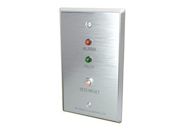 ACI MS-RA/P/R (2) LEDs, Button Test/Reset, Single Gang SS Plate  | Blackhawk Supply