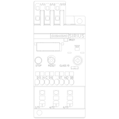 Siemens Electrical 3RU21161EC1 OVERLOAD RELAY CL10 S00 2.8-4A SPRNG  | Blackhawk Supply