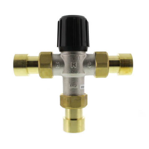 Resideo AM102R-US-1 AM-1 SERIES MIXING VALVE, 1", 80-180F, UNION SWEAT, HEATING ONLY NO APPROVALS  | Blackhawk Supply