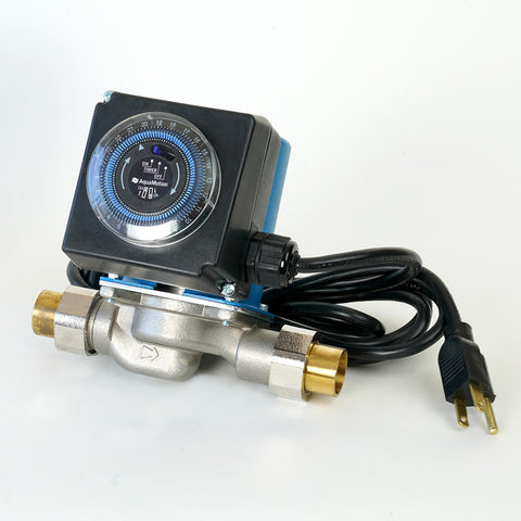 Aquamotion AM7-SUCV1LT1 Stainless Pump, 1/2" Union Sweat,  BICV, Line Cord, Timer  | Blackhawk Supply