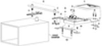 ARM24BB | Assembly for Remote Mounting for C, D, B or S actuators. Contains 2 ball joints, 1 motor crank arm, 24