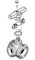 TU3-VRK-040 | 4 FKM TRUE UNION 2000 3-WAY BALL VALVE REPAIR KIT | (PG:299) Spears