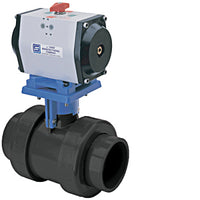 24201J101-040 | 4 PVC TRUE UNION 2000 INDUSTRIAL BALL VALVE FLANGED FKM A/S/C 80PSI | (PG:530) Spears