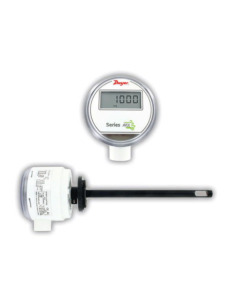 Dwyer Avul-5dm1-lcd Air Velocity Transmitter | 5% Accuracy | Duct Mount ...