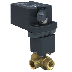 Bray ST2-1-3-19HT/VAM24-35-P 1" | ST2 Threaded Characterized ball valve | 3way | CV 18.7 | Valve actuator | 24 Vac | 35 lb-in | modulating | Non-Spring Return  | Blackhawk Supply