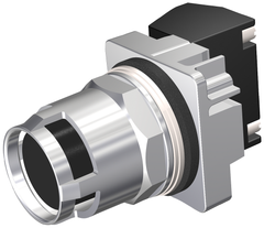 Siemens Electrical 52PM8G1K PB | CHROME | MOM | CAP BLACK | GAURD | 2POS | 1NO  | Blackhawk Supply