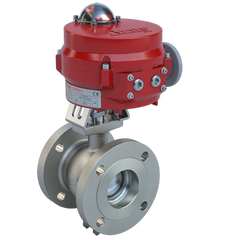 Bray BVMS2-S150-0095/70-0081H 2" | Flanged segmented ball valve | SS | CV 95 | Normally Open | 120 VAC | Two position | 800 lb-in | NEMA 4 | Heater  | Blackhawk Supply