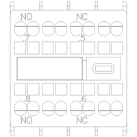 3RH29112FB11 | AUX. SWITCH 1NO+1NC FOR S00 & S0 SPRNG | Siemens Electrical