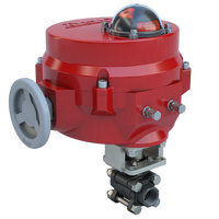 BV05-CS3-09/70-0081SVH | 2 Way Ball Valve | 1/2 Inch | 120 VAC Modulating Industrial Actuator | Bray