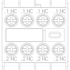 Siemens Electrical 3RH29111FA04 AUX. SWITCH 4NC FOR S00 & S0 SCREW  | Blackhawk Supply
