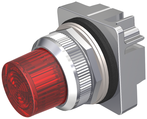 Siemens Electrical 52PL5X2 OPERATOR | PILOT LIGHT | RED | GLASS  | Blackhawk Supply