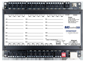 Contemporary Controls BASC-22SR BAScontrol22 Ethernet MS/TP  | Blackhawk Supply