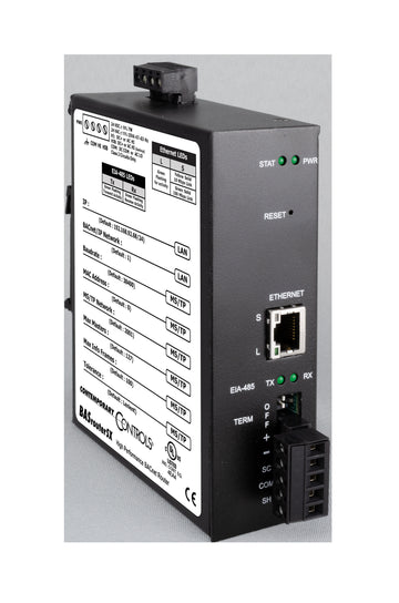 Contemporary Controls BASRTSX-B BACnet/IP to MS/TP to Ethernet Router with SSL  | Blackhawk Supply