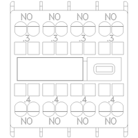 3RH29112FA40 | AUX. SWITCH 4NO FOR S00 & S0 SPRNG | Siemens Electrical