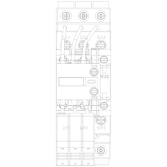 Siemens Electrical 3RT26281BF45 CAP CONTACTOR 33KVAR 1NO+2NC 110VDC  | Blackhawk Supply