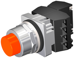 Siemens Electrical 52PM8B8C PUSHBUTTON | MOM | ORG | EXTENDED | 2POS | 3NO-3NC  | Blackhawk Supply