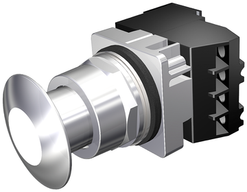 Siemens Electrical 52PP2GBA PP2 | MTD | XFMR 120V | CHR-WHT | 1NO-1NC  | Blackhawk Supply