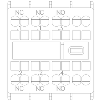 3RH29112HA12 | AUX. SWITCH 1NO+2NC FOR S00 & S0 SPRNG | Siemens Electrical