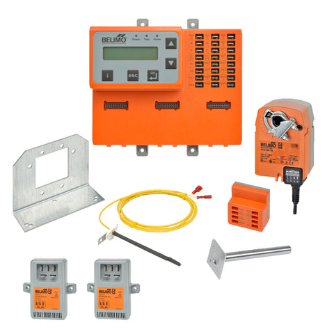 Belimo ECON-ZIP-DETF ZIP Economizer | Differential Enthalpy with DCV Capability and TF Spring Return Actuator (22 in-lbs)  | Blackhawk Supply