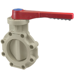 Spears 723301-040P 4 GFPP BUTTERFLY VALVE FKM LEVER HANDLE  | Blackhawk Supply