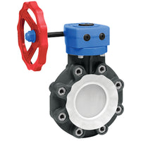 253322-020 | 2 PTFE LINED BUTTERFLY VALVE VALVE W/GR OPERTR FKM | (PG:254) Spears