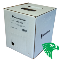 RWC-PCAT6-GN | CAT6 Cable 1000ft EasyPull Box Non Shielded Plenum Rated Green | Reliable Wire