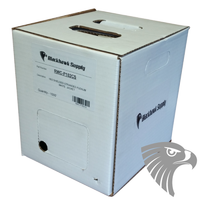 RWC-PCAT6-GR | CAT6 Cable 1000ft EasyPull Box Non Shielded Plenum Rated Grey | Reliable Wire