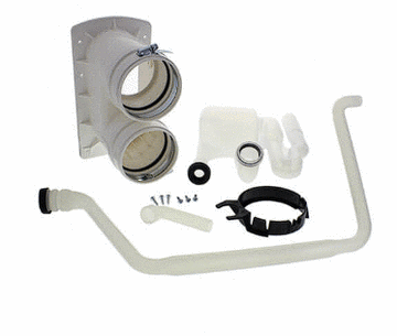 Buderus 8718600686 Exhaust Adapter 3 Inch for GB142 Condensing Gas Boiler  | Blackhawk Supply