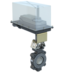 Bray MKL2-C025/DMS24-180-WS 2.5" Lugged Butterfly valve High Performance | ANSI Class 150 | CS body | CV 78 | Normally Closed | Damper & Valve actuator | 24 Vac/Dc | 177 lb-in | modulating | Spring Return  | Blackhawk Supply