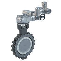 MKL2-C183/AU-4068 | 2 Way High Performance Butterfly Valve | Seat Retainer Downstream | 18 Inch | 120V Non Spring Return Actuator | Bray