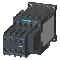 3RH23441DM400KA0 | AUX. CONTACTOR 4NO+40E | 220VDC | S00 | VAR. | Siemens Electrical