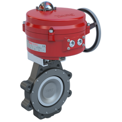 Bray MKL2-N063/70-24-0201SVH 6" Lugged Butterfly valve High Performance | ANSI Class 300 | CS body | CV 530 | Normally Open | 24 VAC/DC | modulating | 2000 lb-in | NEMA 4 | Heater  | Blackhawk Supply