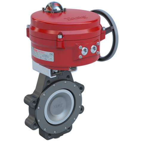 Bray MKL2-C080/70-0201H 8" Lugged Butterfly valve High Performance | ANSI Class 150 | CS body | CV 2800 | Normally Closed | 120 VAC | Two position | 2000 lb-in. NEMA 4 | Heater  | Blackhawk Supply