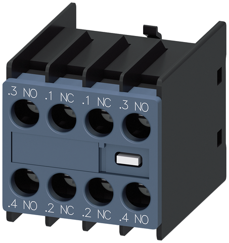 Siemens Electrical 3RH29161FA22 AUX. SWITCH BLOCK | 2NO+2NC  | Blackhawk Supply