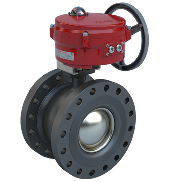 Bray BVMS10-C150-2380/70-0501H 10" | Flanged segmented ball valve | CS | CV 2380 | Normally Open | 120 VAC | Two position | 5000 lb-in | NEMA 4 | Heater  | Blackhawk Supply