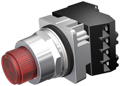 Siemens Electrical 52PT6D2AB PTT PL/ILL PB | RED | FV | LED | 24 V | 1NO-1NC  | Blackhawk Supply