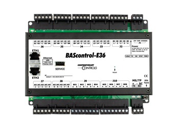 Contemporary Controls BASC-E36 36-point BACnet Edge Controller  | Blackhawk Supply