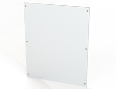 Saginaw CPT560 Screwed Triple Blind Cover 600 X 600 mm | 23.58"H x 19.33"W x 0.26"D  | Blackhawk Supply
